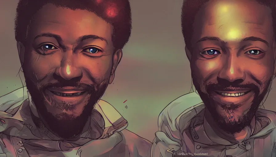 Prompt: marvin gaye, manga, hyperdetailed, artstation, cgsociety, 8 k