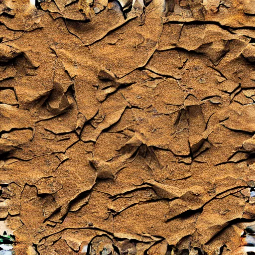 Prompt: dirt, seamless texture, hand paint