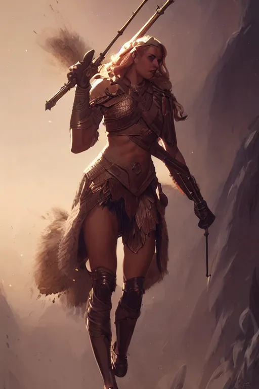 Image similar to valkyrie, accurate anatomy, only two hands, highly detailed, digital painting, artstation, concept art, smooth, sharp focus, illustration, Unreal Engine 5, 8K, art by Ross Tran and greg rutkowski and alphonse Mucha