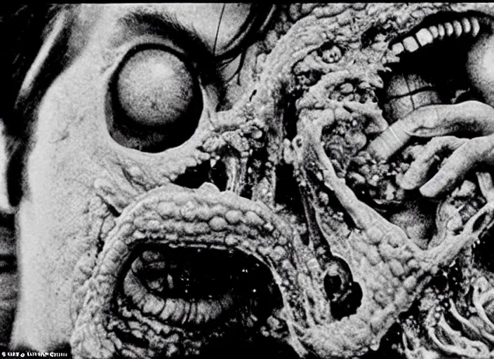 Image similar to disturbing 3 5 mm photography of a teratoma horror film practical fx by david cronenberg ridley scott 1 9 7 0