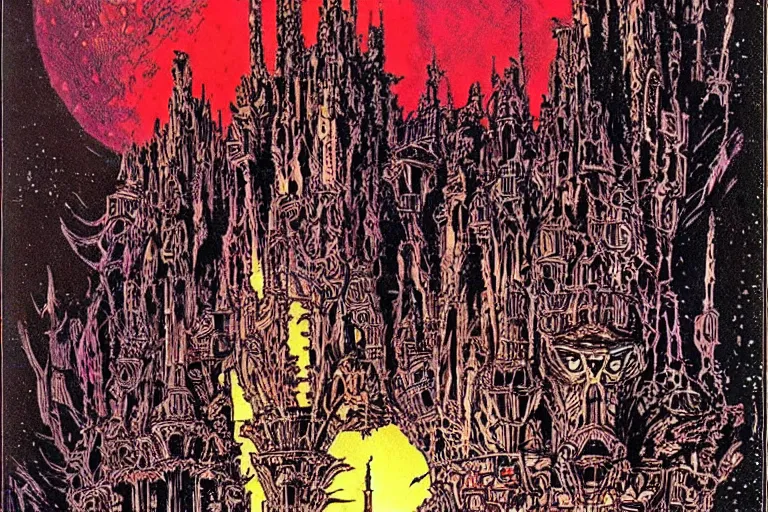 Image similar to castle by Philippe Druillet
