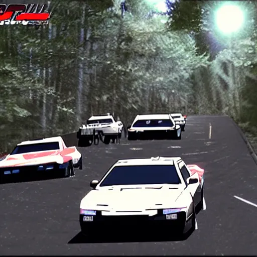 Image similar to Initial D 1st Stage Opening 1 - Around The World - M.O.V.E, Realistic, HDR, HDD,