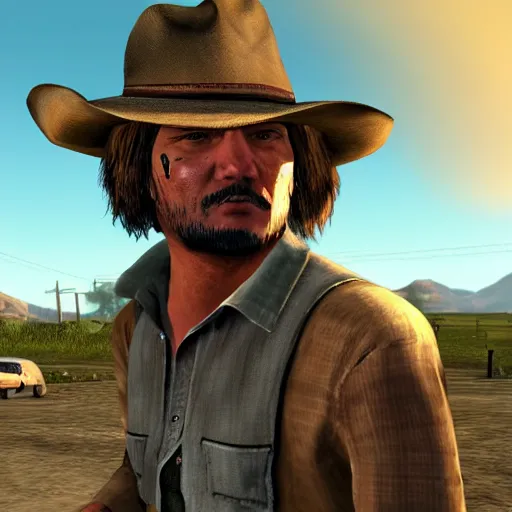 Image similar to john marston smoking!!!!!! weed with cj!!!!!!! in san andreas