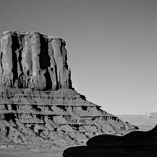 Image similar to monument valley by jean arp