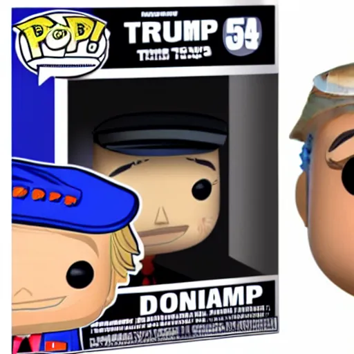 Prompt: Donald Trump Funko Pop.