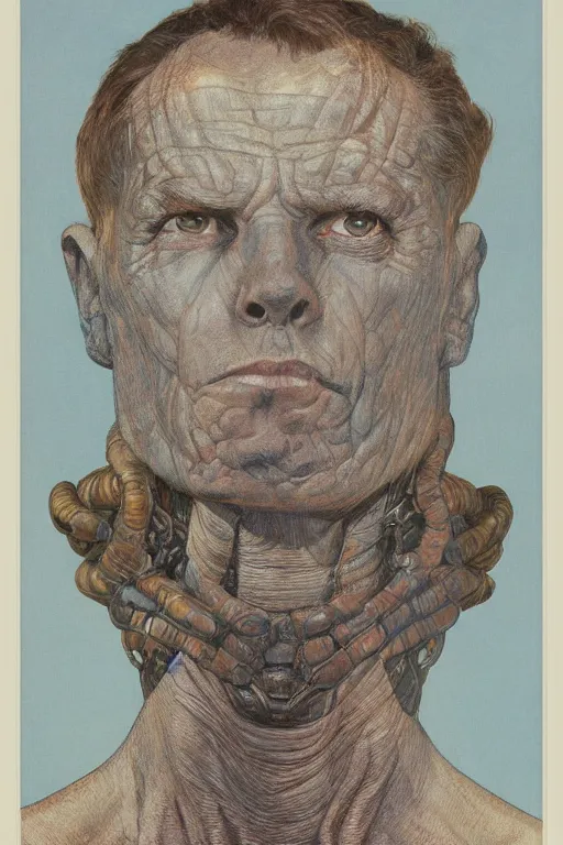 Prompt: upper body and head portrait of marvel gorr by lawrence alma tadema and zdzislaw beksinski and norman rockwell and jack kirby and tom lovell and greg staples