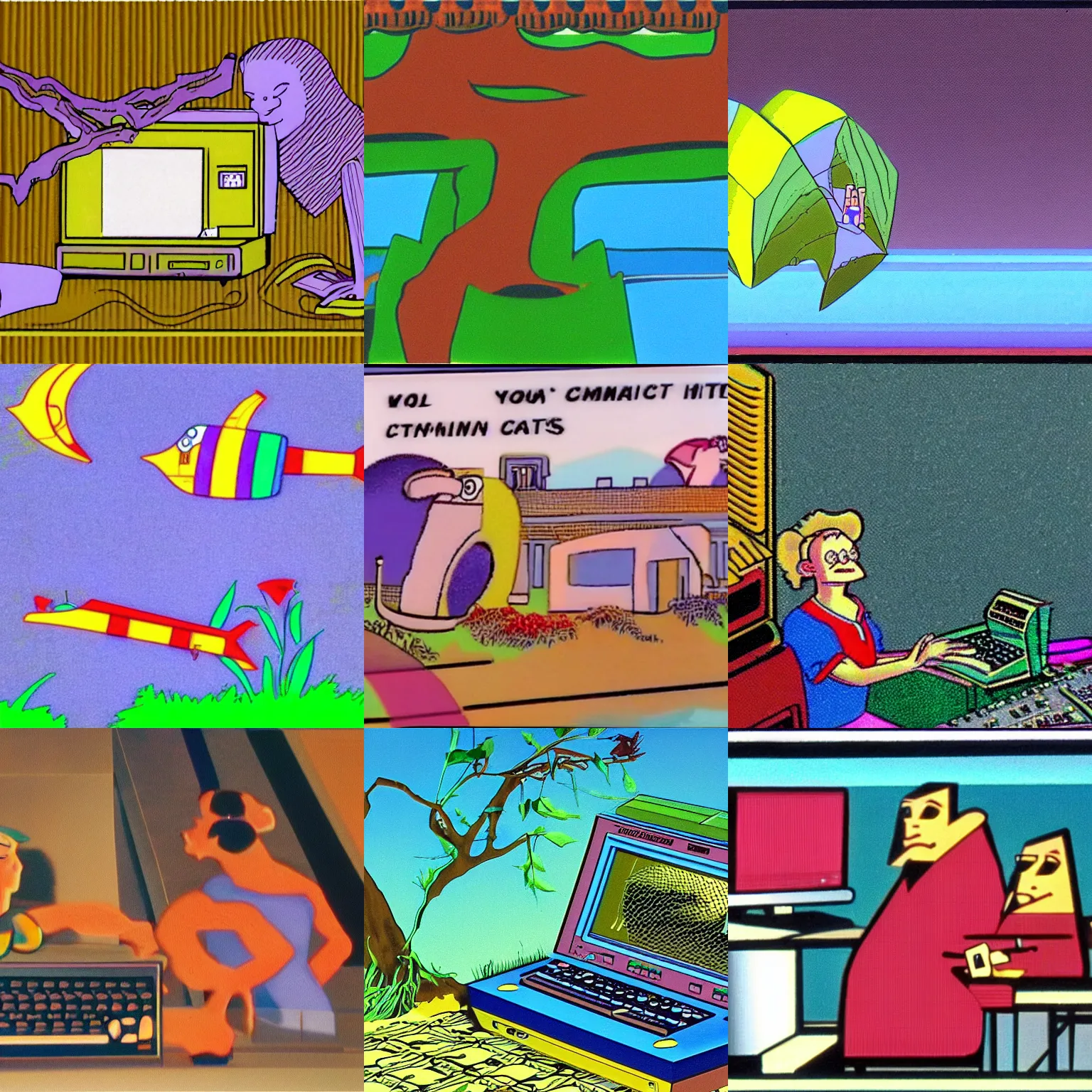 Still From A 1 9 8 5 Computer Animation Stable Diffusion OpenArt