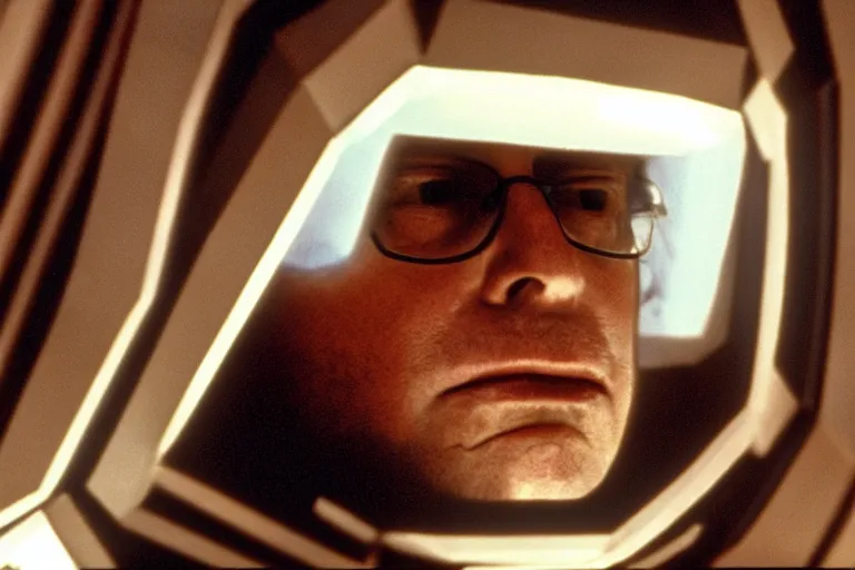 Image similar to movie screenshot of bernie sanders in 2001: A Space Odyssey (1968)