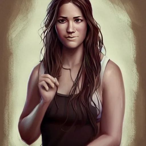 Image similar to Vanessa Carlton, highly detailed, portait, character art by Fiona Staples.