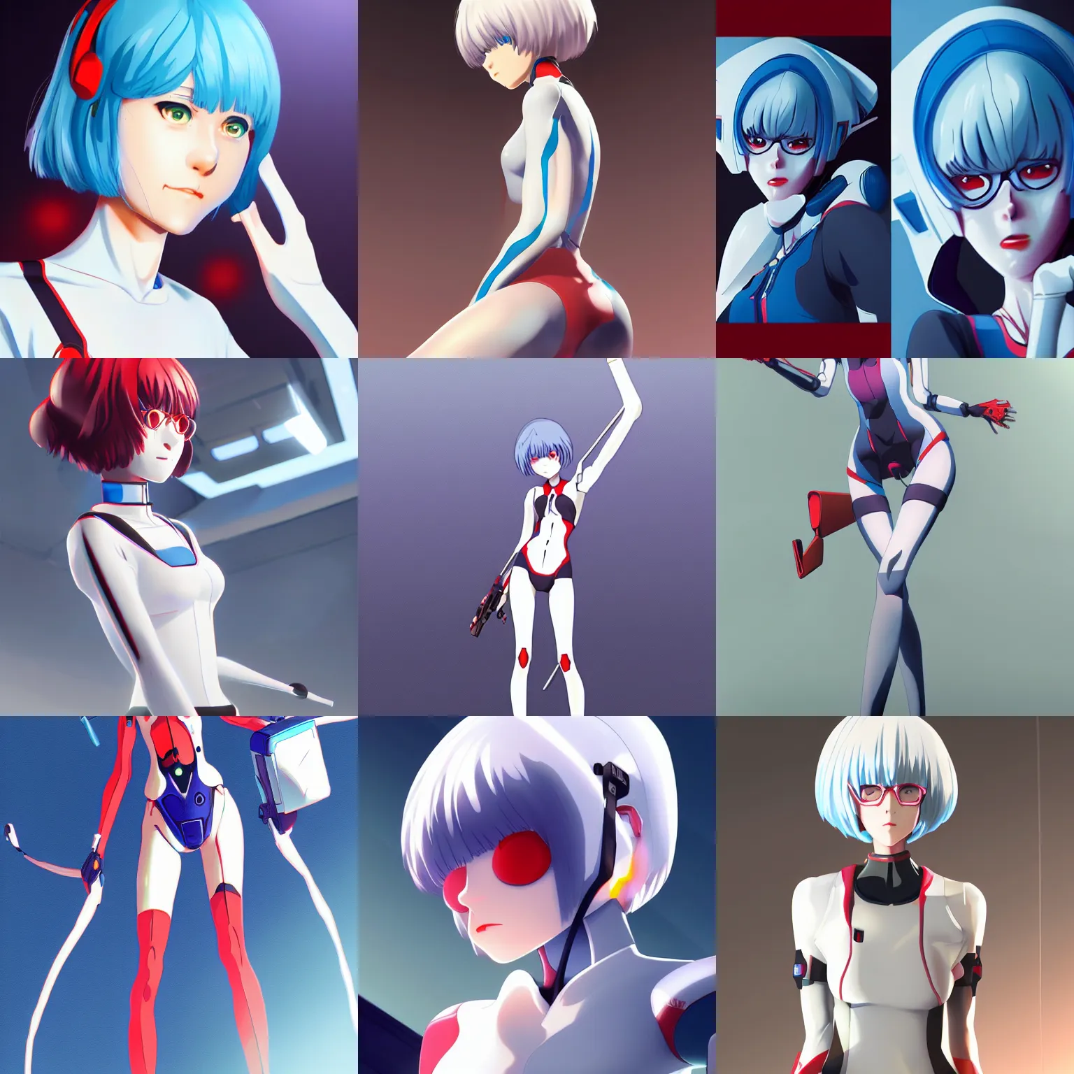 Prompt: rei ayanami in entry plug, ( evangelion ), ilya kuvshinov, artstation, deviantart