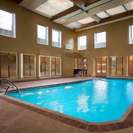 Image similar to an indoor pool, empty, craigslist photo