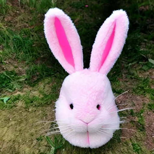 Image similar to extremely cute pink bunny