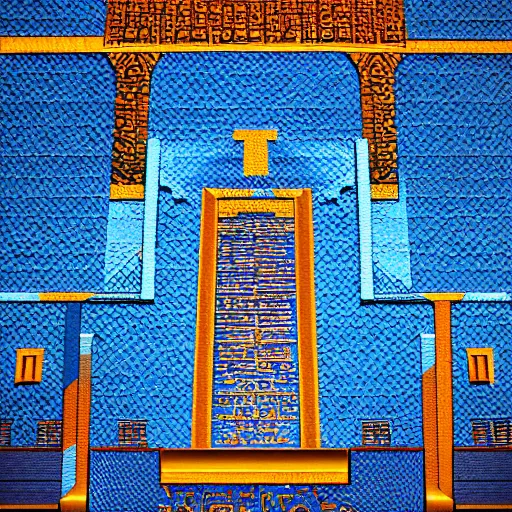 Prompt: Ishtar Gate fantasy world by Ishtar artstation