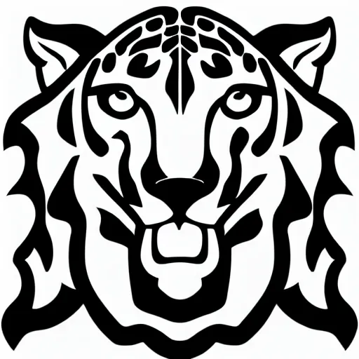 Prompt: nfl logo detailed vector cheetah, fierce