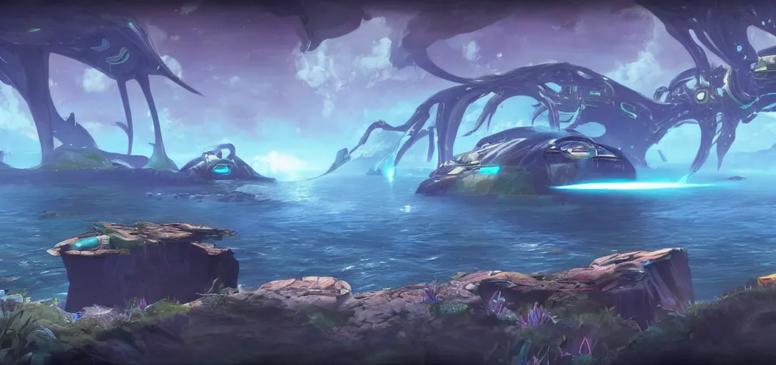 Image similar to Concept art for Subnautica 2