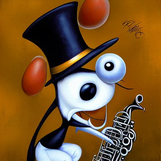 Prompt: jazz by Greg Craola Simkins , masterpiece