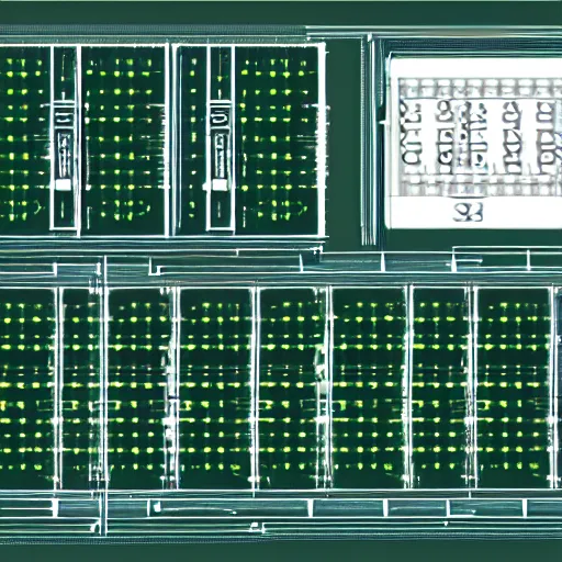 Image similar to a detailed gerber file for a pcb from a teleportation machine