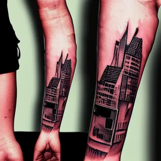 Explore the 50 Best building Tattoo Ideas (2018) • Tattoodo