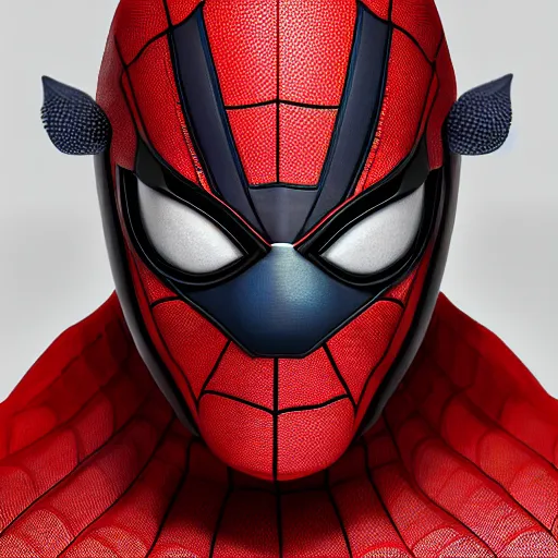 Prompt: full samurai armor spiderman , muscular, extremely detailed eyes, fantastic details full face, mouth, trending on artstation, pixiv, cgsociety, hyperdetailed Unreal Engine 4k 8k ultra HD, WLOP