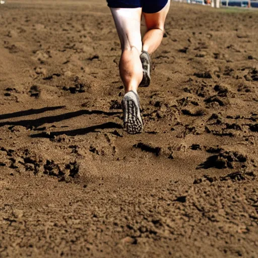 Image similar to runner in quicksand