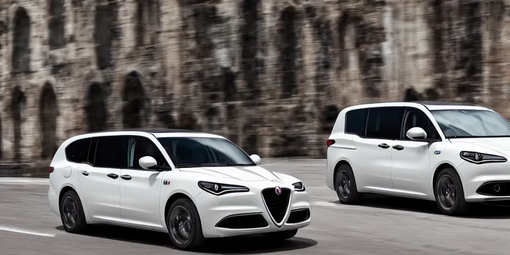 Image similar to 2022 Alfa Romeo Minivan