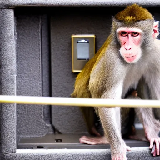 Image similar to Huge macaque escaped from fuse box