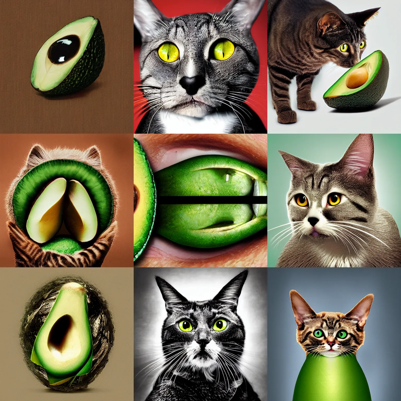 Prompt: avo-cat-o, realistic, digital photography