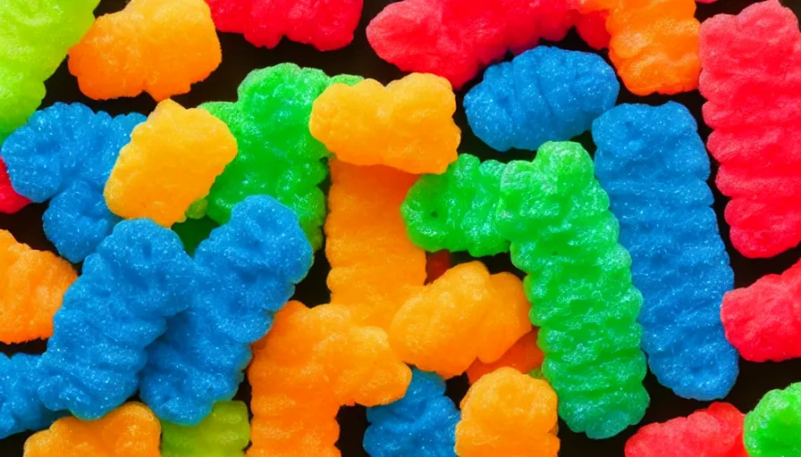 Image similar to sour patch kids!!, power rangers