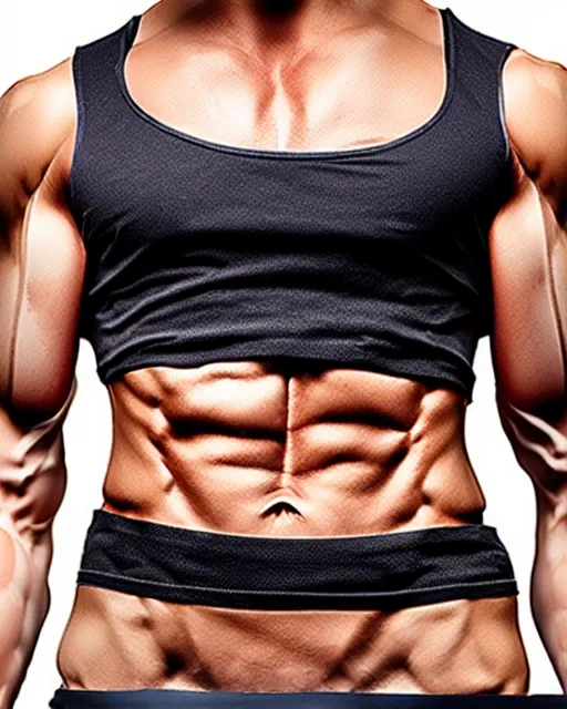 Image similar to twenty pack abs, extra abdominal muscles, strong abdomen, powerful stomach muscles