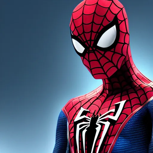 Image similar to characters portrait of Spiderman merged with MoonKnight, merged character, 4k, highly detailed, cinematic lighting