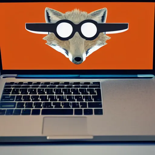 a fox with shades programming on a laptop | Stable Diffusion | OpenArt
