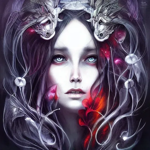 Image similar to just art for dark metal music, no words, no letters, only art by anna dittmann