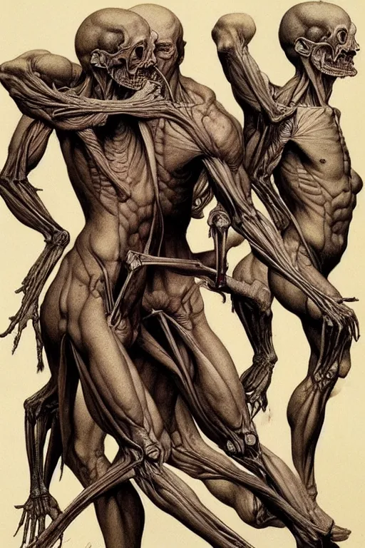 Image similar to human forearm artists anatomy in the style of wayne barlowe, gustav moreau, goward, bussiere, roberto ferri, santiago caruso, luis ricardo falero, dali