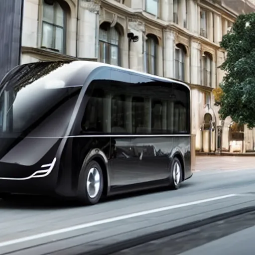 Image similar to tesla bus