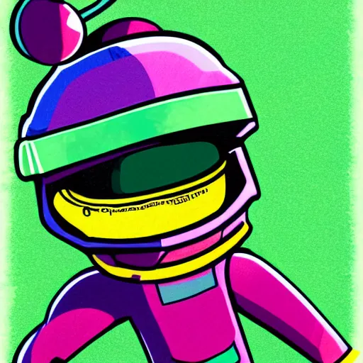 Image similar to commander keen illustration by mobius