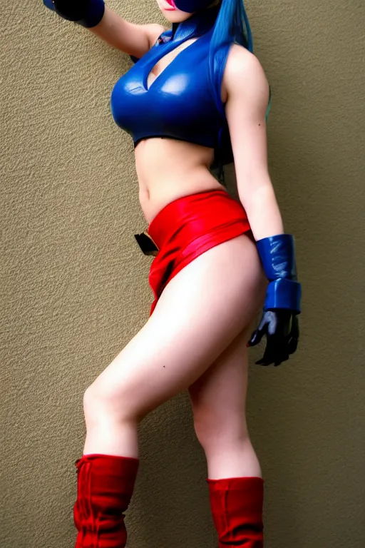 Image similar to cosplaying as cammy from street fighter, professional photo, trending on deviantart