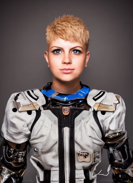 Image similar to A full portrait photo of real-life genos, f/22, 35mm, 2700K, lighting, perfect faces, award winning photography.