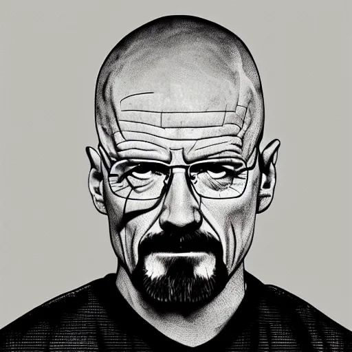 Image similar to Walter White , accurate anatomy, highly detailed, digital art, centered