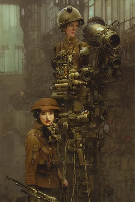 Prompt: dieselpunk military walkie - talkie, radio device, product lighting, painted by ruan jia, raymond swanland, lawrence alma tadema, zdzislaw beksinski, norman rockwell, jack kirby, tom lovell, alex malveda, greg staples