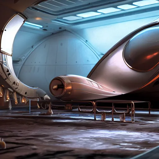 Prompt: there once was a woman from Venus, who had a space ship shaped like a weiner, detailed, hyperrealism, Unreal engine, Redshift render, Weta Digital, Caustic*, 8k, specular highlights, volumetric lighting, RTX
