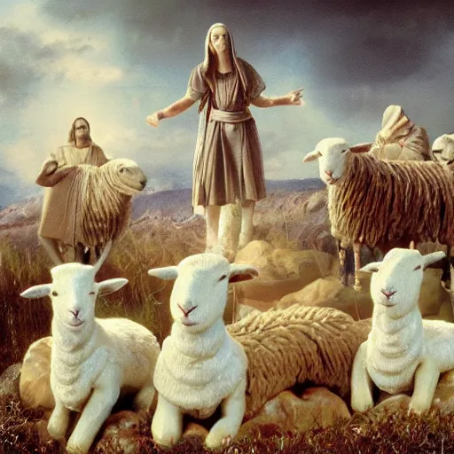 Image similar to the cult of the lamb