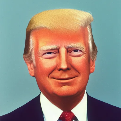 Prompt: Official Portrait of the United States President, 1982