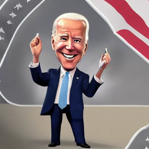 Image similar to Joe Biden as a Pixar character