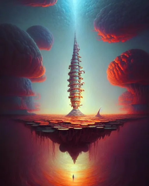 Prompt: a hyper - detailed 3 d render like an oil painting of dreambotmothership, stable diffusion, surrealism!!! surreal concept art, lifelike, photorealistic, digital painting, aesthetic, smooth, sharp focus, artstation hd, by greg rutkowski, bruce pennington, valentina remenar, rhads, asher duran,