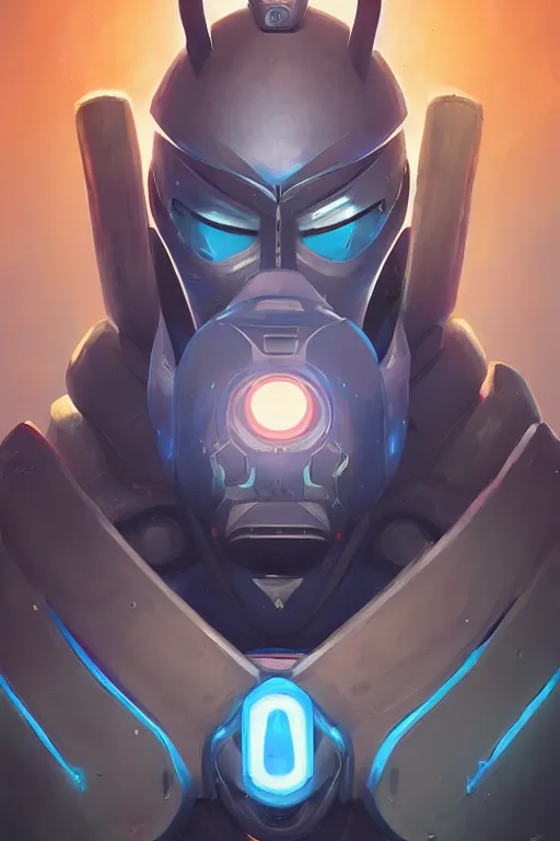 Image similar to epic mask helmet robot ninja portrait stylized as fornite style game design fanart by concept artist gervasio canda, behance hd by jesper ejsing, by rhads, makoto shinkai and lois van baarle, ilya kuvshinov, rossdraws global illumination radiating a glowing aura global illumination ray tracing hdr render in unreal engine 5