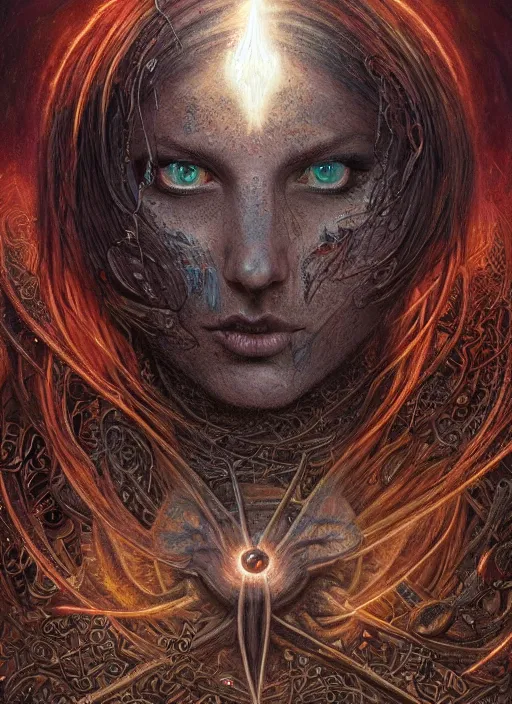 Prompt: trent reznor glowing eyes, shamanic poster lsd art, intricate, elegant, highly detailed, centered, digital painting, artstation, concept art, smooth, sharp focus, illustration, artgerm, tomasz alen kopera, peter mohrbacher, donato giancola, joseph christian leyendecker, wlop, frank frazetta