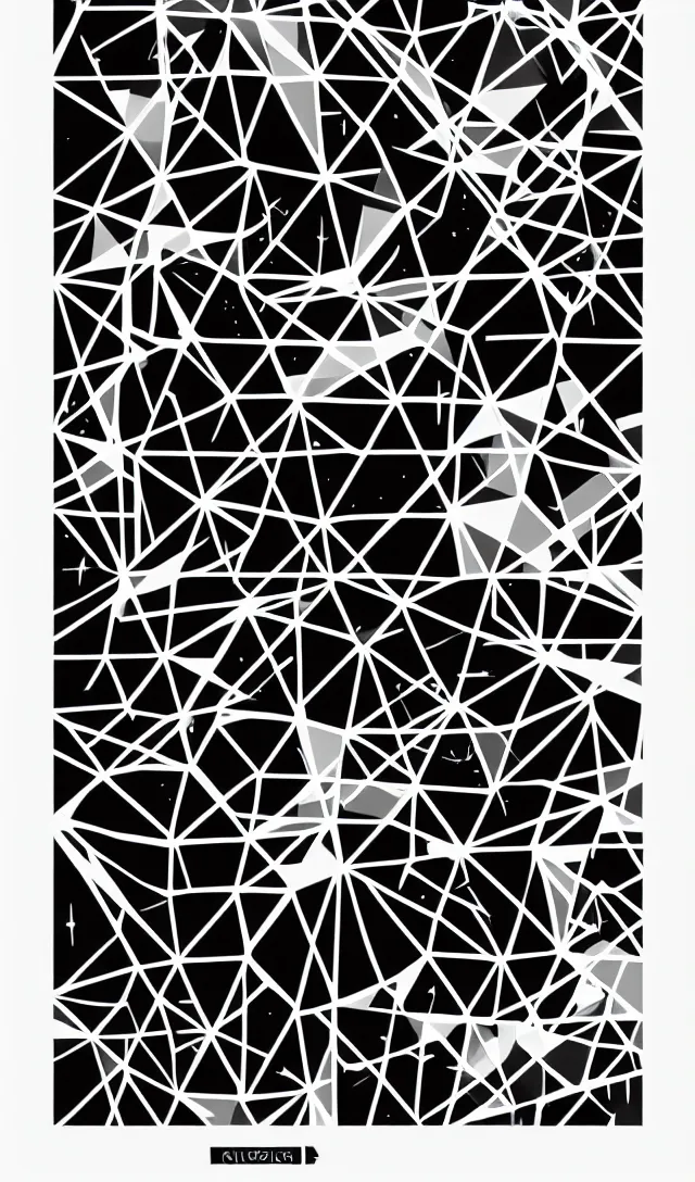 Image similar to a composition of geometric shapes, vector art, clean, monochromatic ink, artstation, deviantart, pinterest