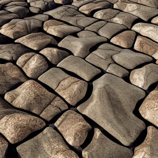 Image similar to huge deep stone quarry landscape bottom-up view of dirty stones in a quarry of different fractions in the evening light ultra detailed by Emmanuel Lubezki, golden hour, atmospheric lighting, 8k resolution, best color graded, vray beautiful, hyper-realistic render W 1920 H 1080