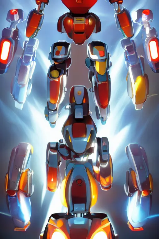 Image similar to metabots medabots medarotto medarot robot minimalist comics, behance hd by jesper ejsing, by rhads, makoto shinkai and lois van baarle, ilya kuvshinov, rossdraws global illumination ray tracing hdr radiating a glowing aura