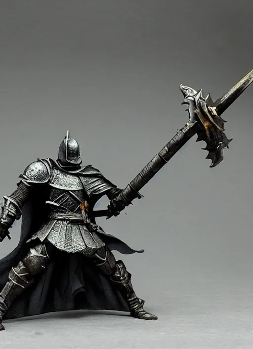 Image similar to dark souls knight posing after battle